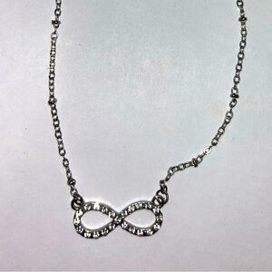 Infinity Sparkling Necklace. Nice condition